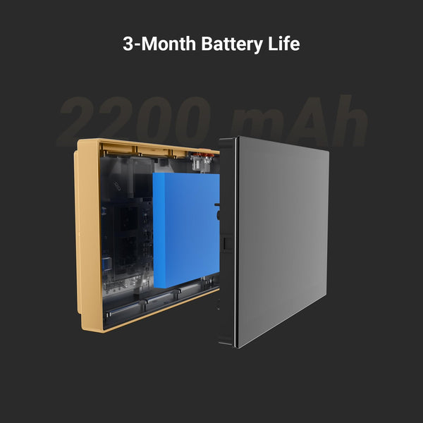 EZVIZ Peephole Camera (Door Viewer Cam) Wireless with 4.3" Monitor, 14–26mm Hole, 35–105mm Door Thickness, 2.4GHz Wi-Fi, 1080P HD Video, APP View, Indoor Colour Screen, No Motion Detection (CP2)