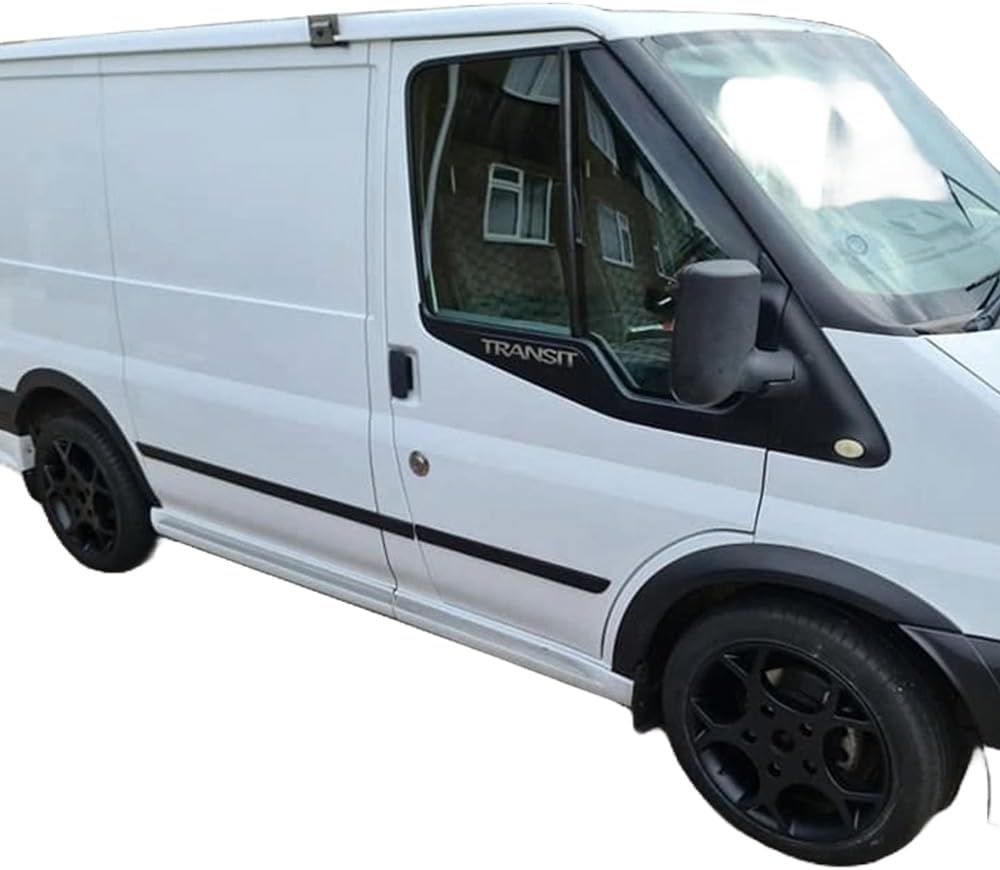 Oneway Set Wheel Arch Trims compatible with Ford Transit MK7 2006-2014 - Matt black