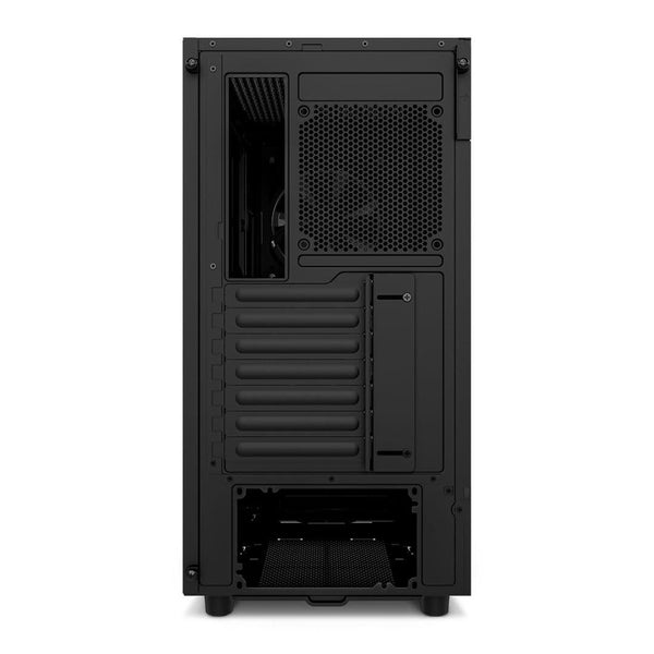 NZXT H5 Flow RGB - Compact ATX Mid-Tower PC Gaming Case - High Airflow - F360 RGB Core (CV) Included - 360mm Front & 240mm Top Radiator Support - Cable Management - Tempered Glass - White