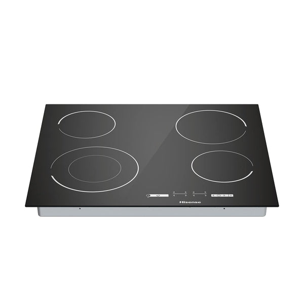 Hisense E6432C Built-in 60cm Electric Ceramic Hob with Child Lock, Touch control, Timer Function - Black 7200W, 20 x 24 x 2 inches (L x W x H)