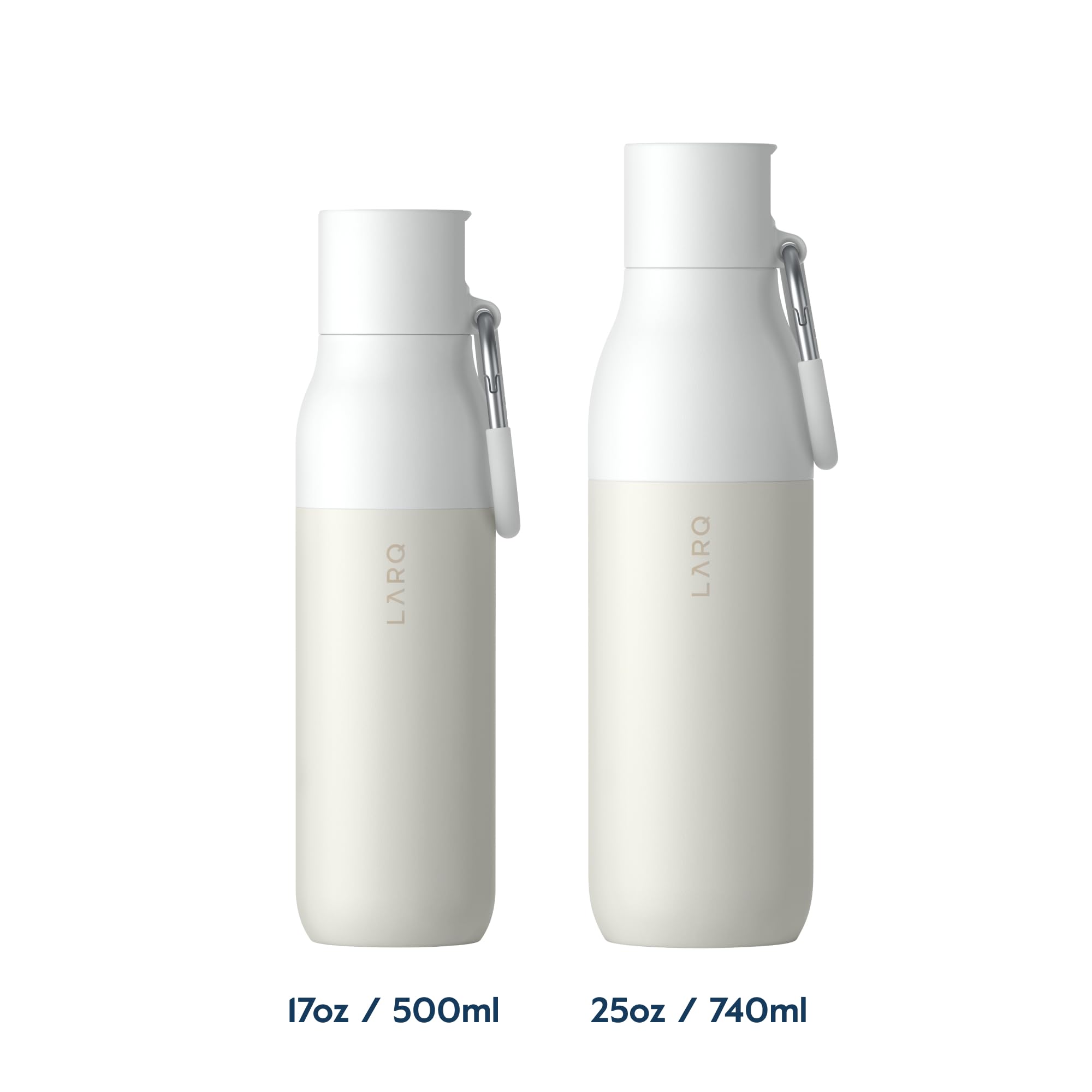 LARQ Bottle Flip Top 25oz - Insulated Stainless Steel Water Bottle with Straw | BPA Free | Reusable Water Bottle for Sports, Gym, and Travel | Keep