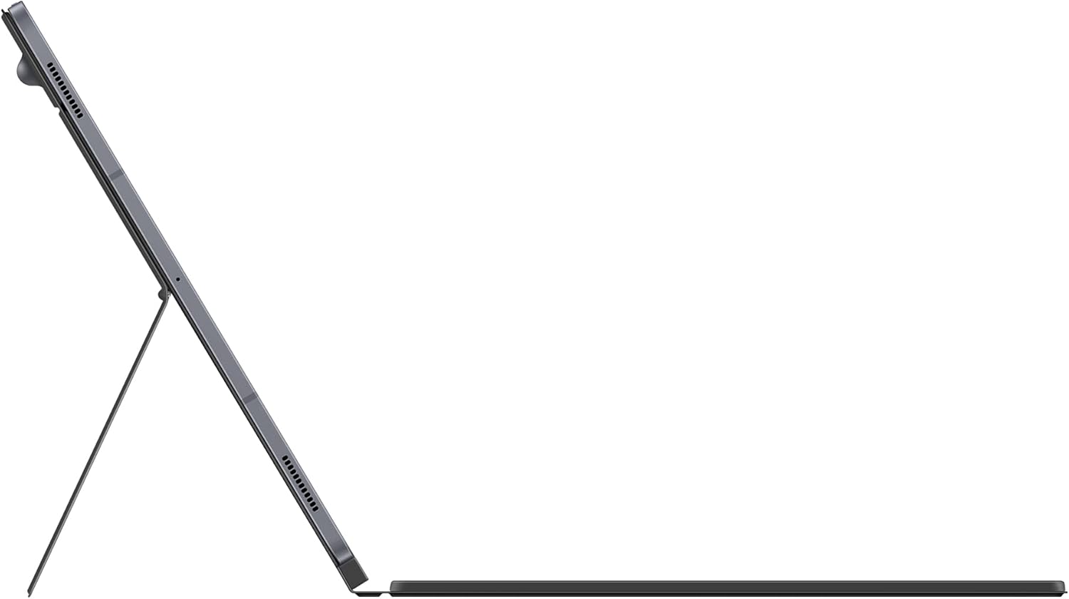 Samsung Galaxy Official AI Book Cover Keyboard with Trackpad for Galaxy Tab S10 Ultra, S9 Ultra, Black