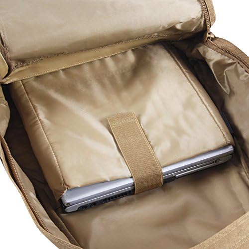 Highland Tactical Men's Stealth Heavy Duty Tactical Backpack, One Size