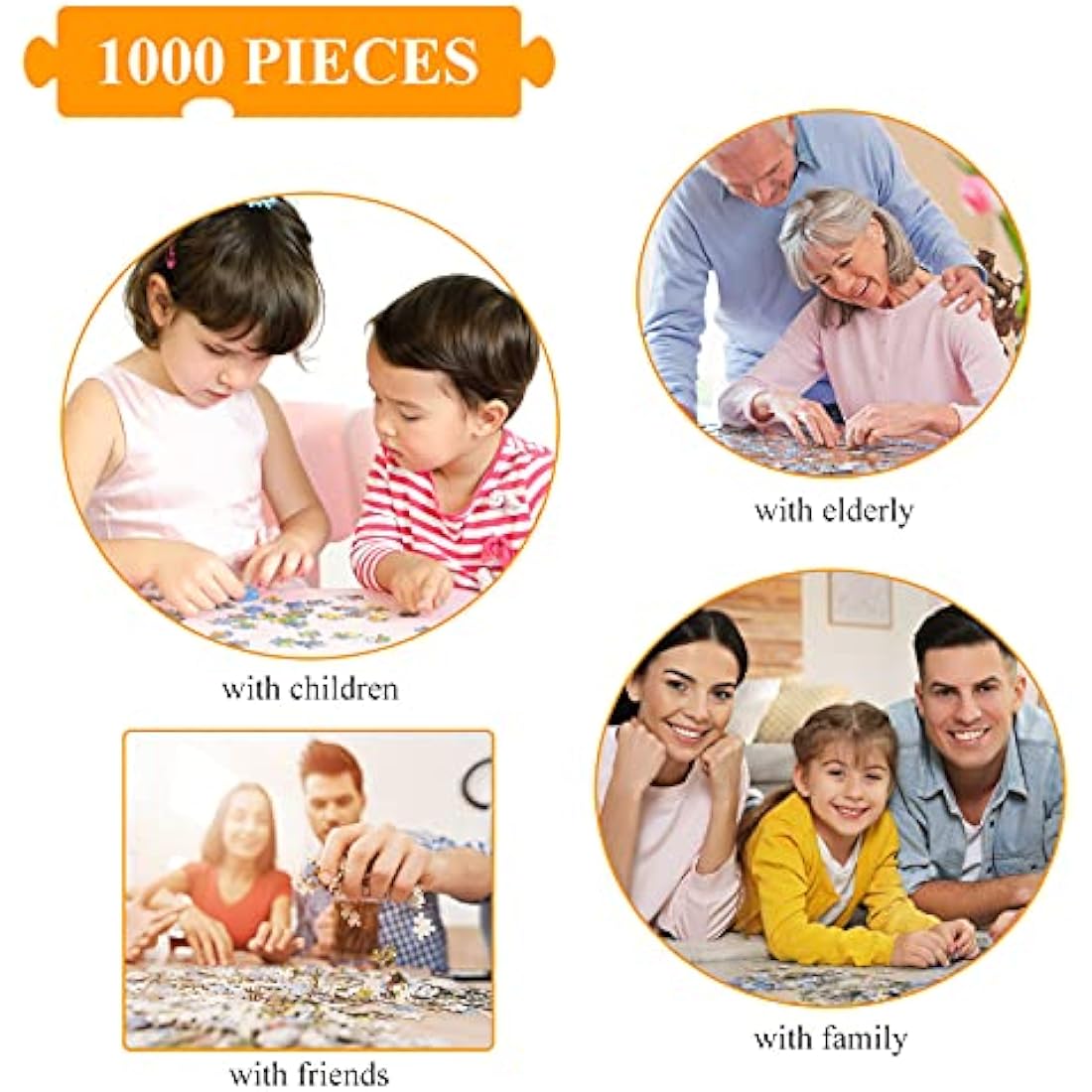 Amusement Park Jigsaw Puzzles for Adults 1000 Piece Theme Park Jigsaws 1000 Pieces for Adults Gifts