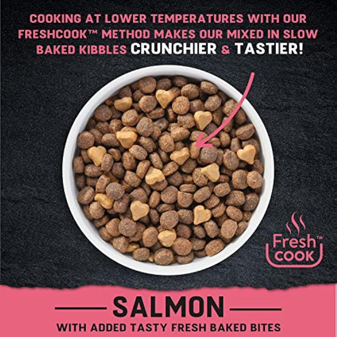 Harringtons Just 6 Complete Grain Free Hypoallergenic Salmon & Veg Dry Adult Dog Food 6kg - With Added Fresh Baked Bites