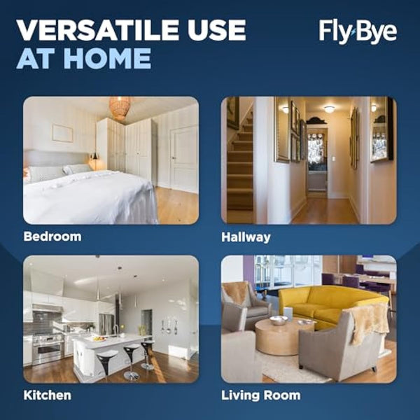 Fly-Bye Flea Trap Sticky Discs (24 Pack) – Non-Toxic Replacement Pads for Home Fleas Trap – Safe Alternative to Flea Sprays & Bombs