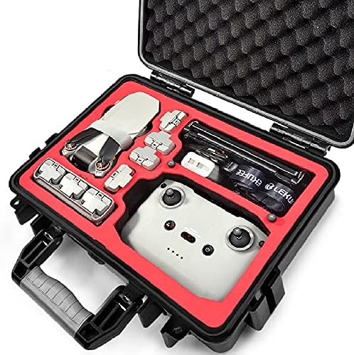 LEKUFEE Waterproof Hard Case for DJI Mini 4K/2 SE/2, Mini SE/Mavic Mini Drone & Accessories (Case Only)