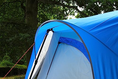 Coleman Tent Octagon, 6 Man Festival Dome Tent, 6 Person Family Camping Tent with 360° Panoramic View, Stable Steel Pole Construction, Sewn-in Groundsheet, 100 Percent Waterproof