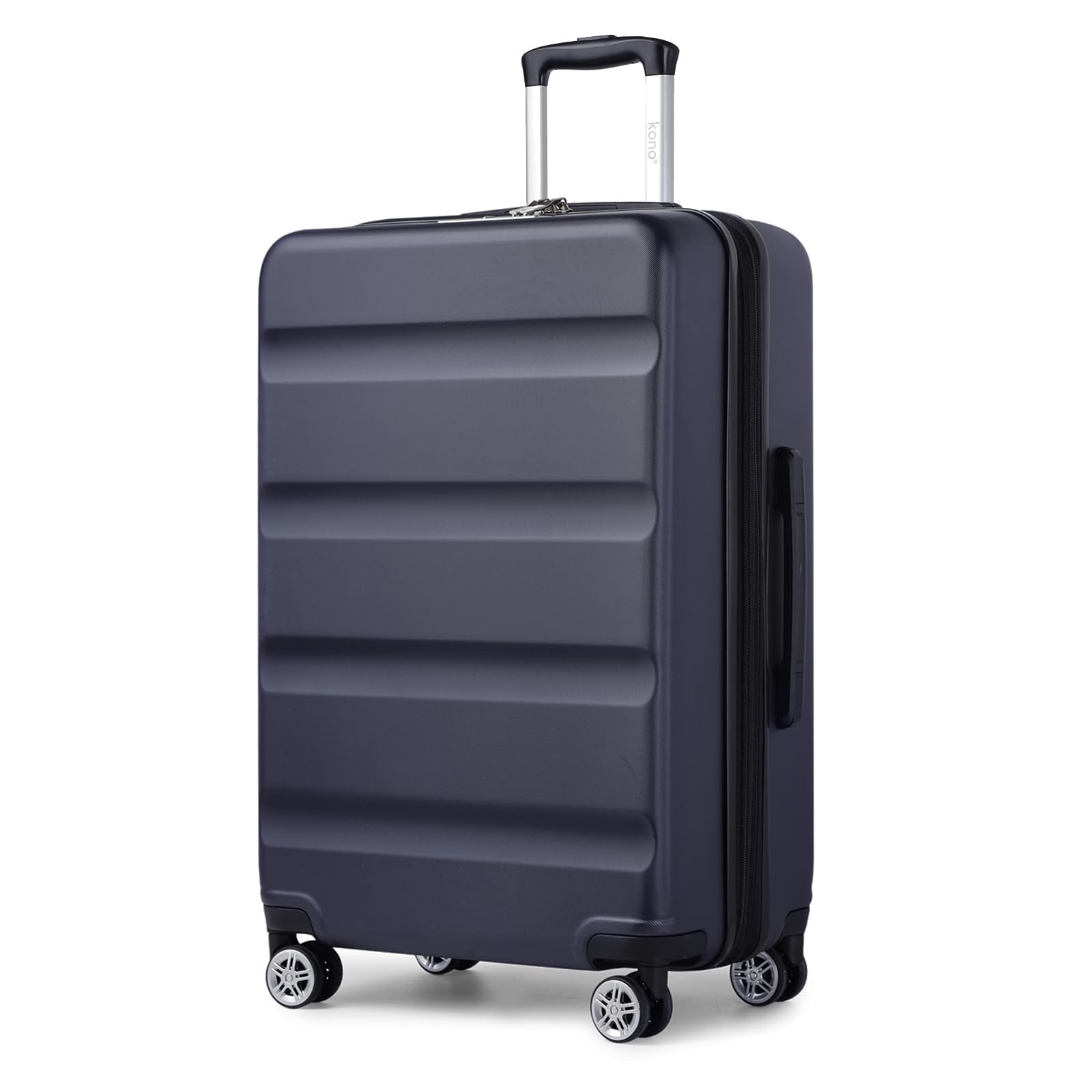 Kono Lightweight 28" Large Suitcase | Hard Shell with TSA Lock | 4 Dual Spinner Wheels | Expandable Design for Easy Travel | Perfect for Business & Vacation (Cream White,75x47.5x29.5cm)