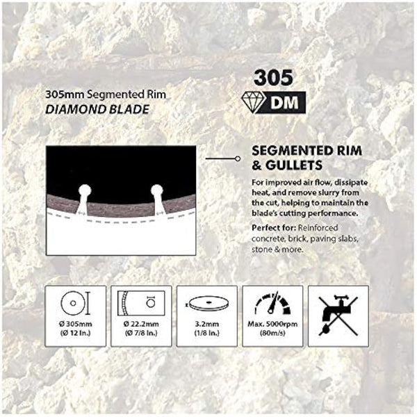 Evolution Power Tools Diamond Blade, 305 mm