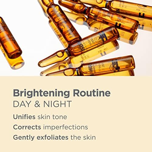 ISDIN Isdinceutics Anti-Dark Spot Pigment Expert (10 ampoules) and Night Peel (10 ampoules) | Pigment Correcting Serum and Exfoliating Night Peel