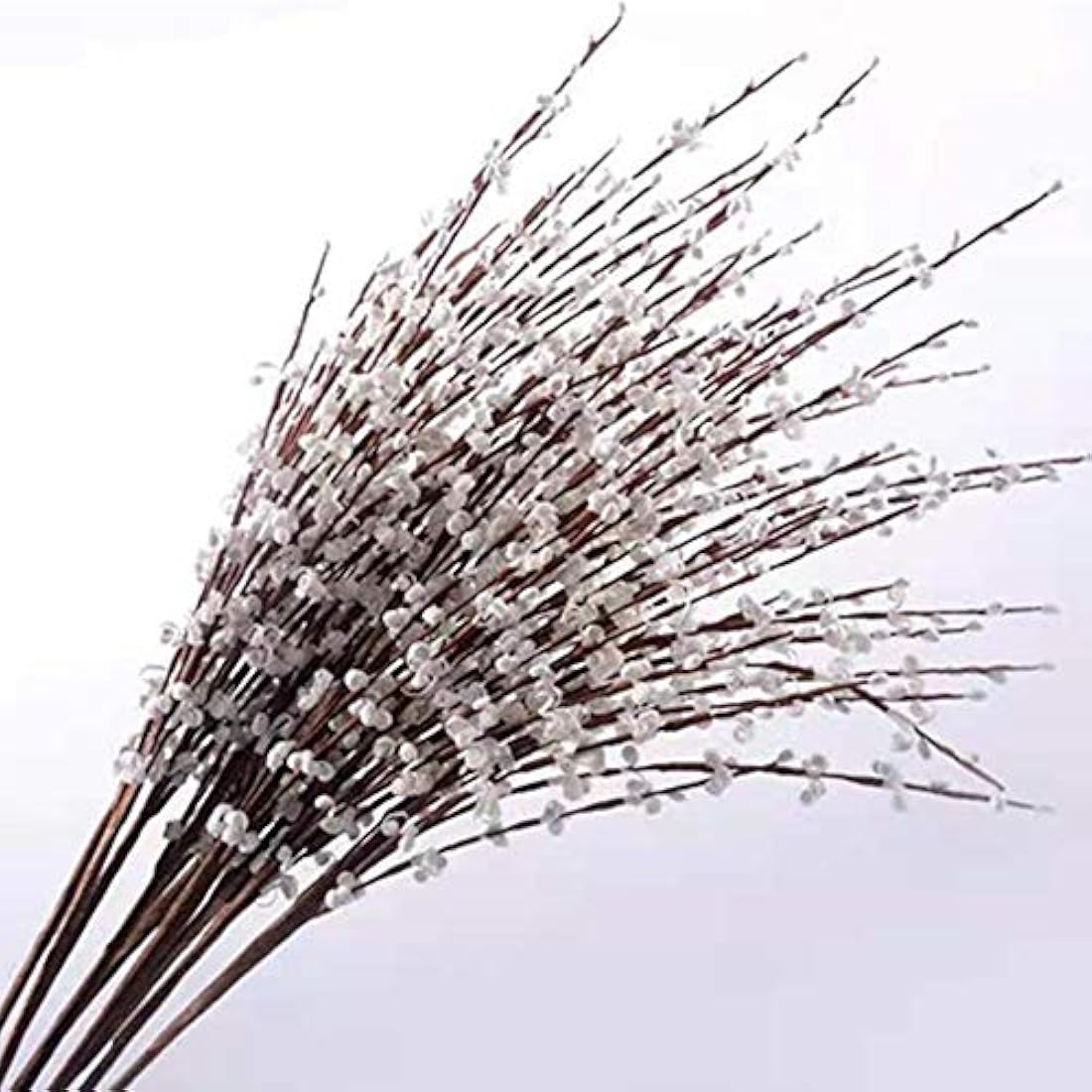 6Pcs 29.5'' Long Stem Artificial Jasmine Flowers Tall Fake Flower Bouquet Faux Jasmine Plants for Hotel Home Office Kitchen Bedroom Wedding Party DIY Decor（White）