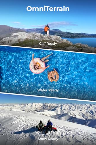 HOVERAir X1 PROMAX 8K Action Flying Camera, Foldable Drone with Camera with 26Mph Follow Speed, 10+ Fully Automatic Flight Modes, Fly Anywhere with OmniTerrain, SmoothCapture 2.0(Skiing Combo)