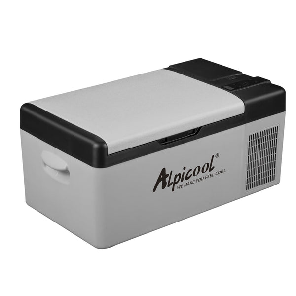 Alpicool C9PT 9L Compressor Car Fridge Freezer, DC 12v Camping Refrigerator, Portable Mini Cool Box for TruckCampervanRVBoat, -20℃ to 20℃(Black)