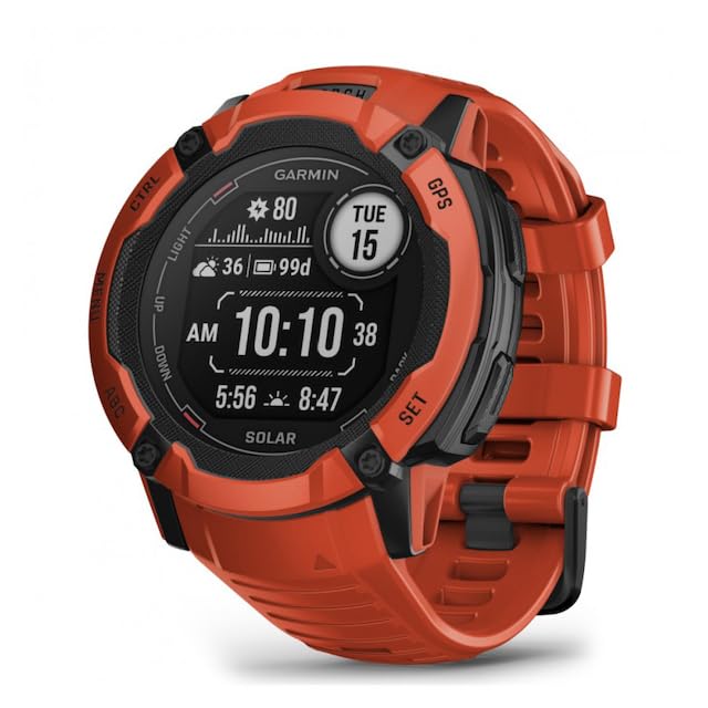 Garmin Instinct 2 GPS 45mm Smartwatch, Rugged watch, Built-in Sports Apps & Health Monitoring, Ultratough Design Features, up to 28 days Battery Life, Graphite