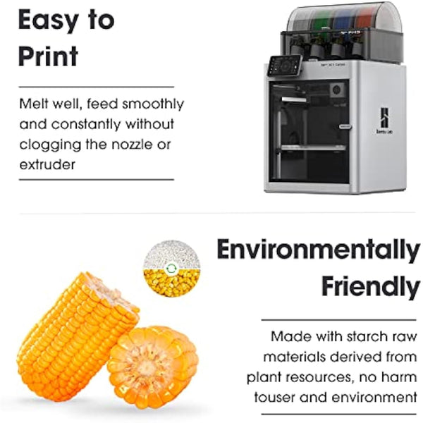 eSUN PLA+ Filament 1.75mm, Enhanced Toughness, Dimensional Accuracy +/- 0.03mm, 1KG Spool (2.2 LBS) 3D Printing Filament for 3D Printers, Polylactic Acid, Black