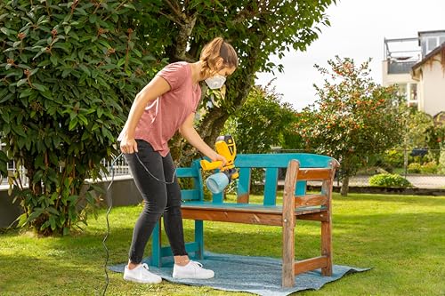 WAGNER Universal Sprayer W 690 FLEXiO - Electric Paint Sprayer for dispersion/latex paints, varnishes & glazes - interior and exterior usage, 15m²-6 min, 1800 ml/800 ml capacity, 630 W, 3.5 m hose