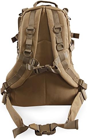Highland Tactical Men's Stealth Heavy Duty Tactical Backpack, One Size