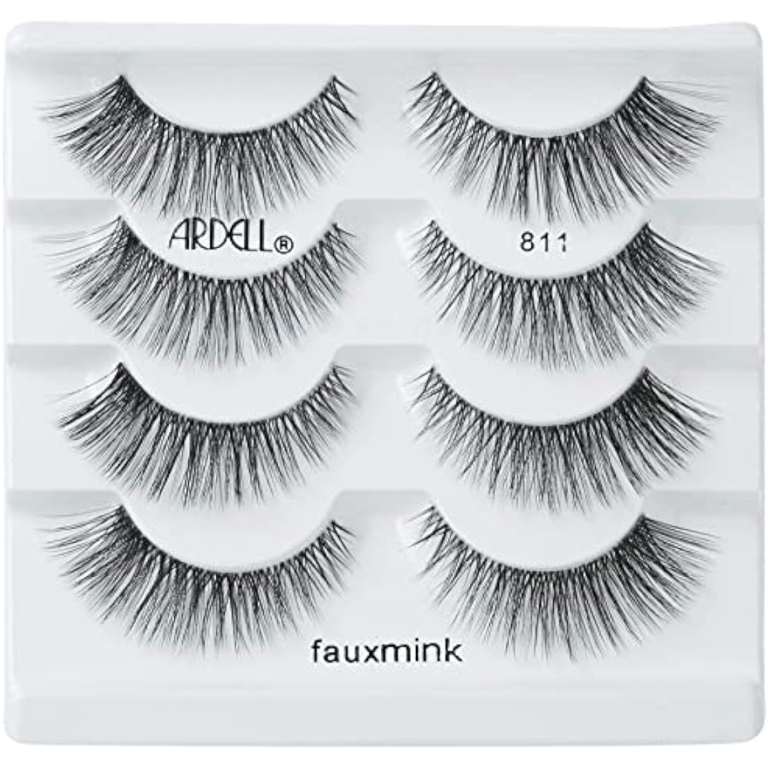 Ardell Faux Minx 811 False Lashes, Pack of 4