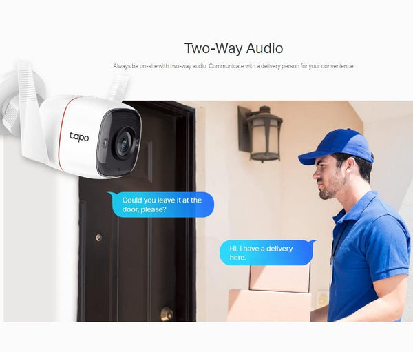 Tapo TC82 KIT 2K 3MP Battery Solar Security Camera Outdoor, Maintenance-free, Colour Night Vision, Outdoor Camera No Monthly Fee, Smart Person Detection, IP65, Works with Alexa & Google