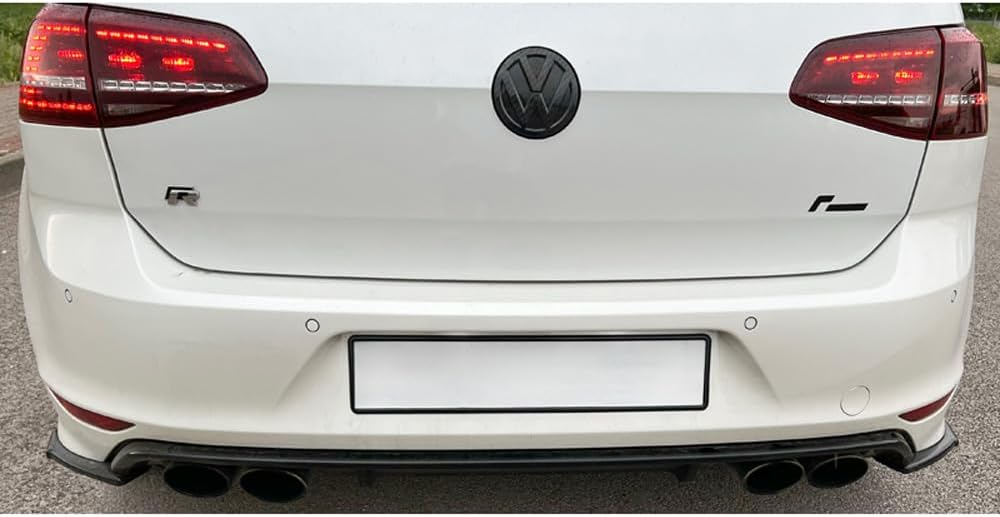 Oneway Rear Side Diffusors compatible with Volkswagen Golf VII HB R 2013-2016 - Gloss black