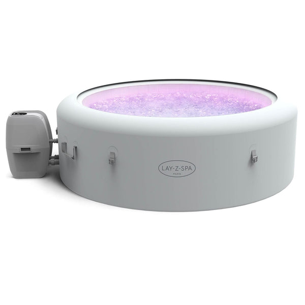 Lay-Z-Spa Paris AirJet Inflatable Hot Tub Spa 4-6 person, 1.96 m x 66 cm