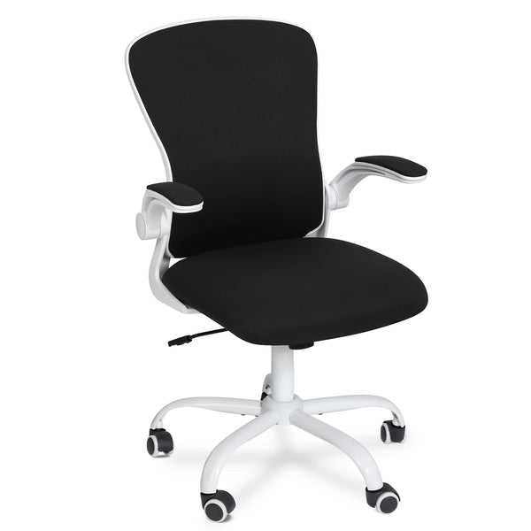 Fullwatt Office Chair, Flip-up Armrest Ergonomic Desk Chair Computer Task Chair Mesh with Armrests lumbar support Mid-Back for Home Office Conference