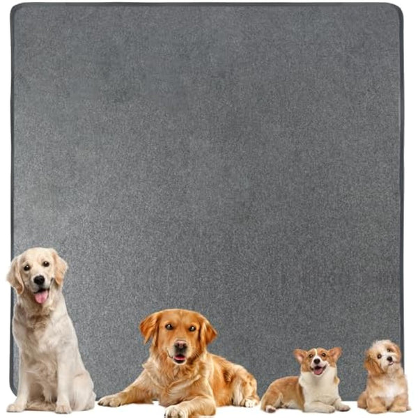 SDLDEER Washable Dog Pee Pads, 1 Pack 182 cm x 182 cm Washable Puppy Training Pads, Non-Slip, Super Absorbent Puppy Pads, PIPI Pads for Puppies, Kittens, Guinea Pigs