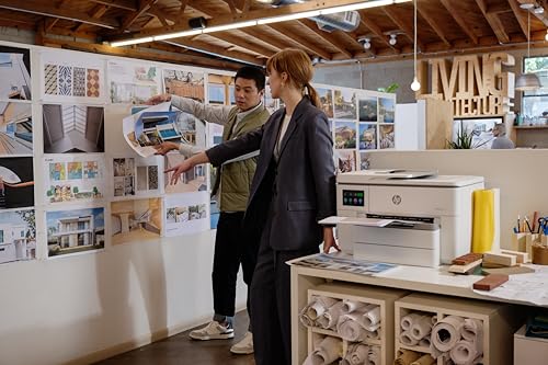 HP OfficeJet Pro 9730e All-in-One Printer | Colour | for Small Office | Wireless | Print, Scan, Copy, ADF | Up To A3 | 2 Tray | 6 months free Instant Ink limited time only