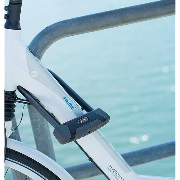 ABUS U-lock Granit XPlus 540 + SH B bracket - Bike lock with XPlus cylinder as tamper protection - security level 15-230 mm shackle height