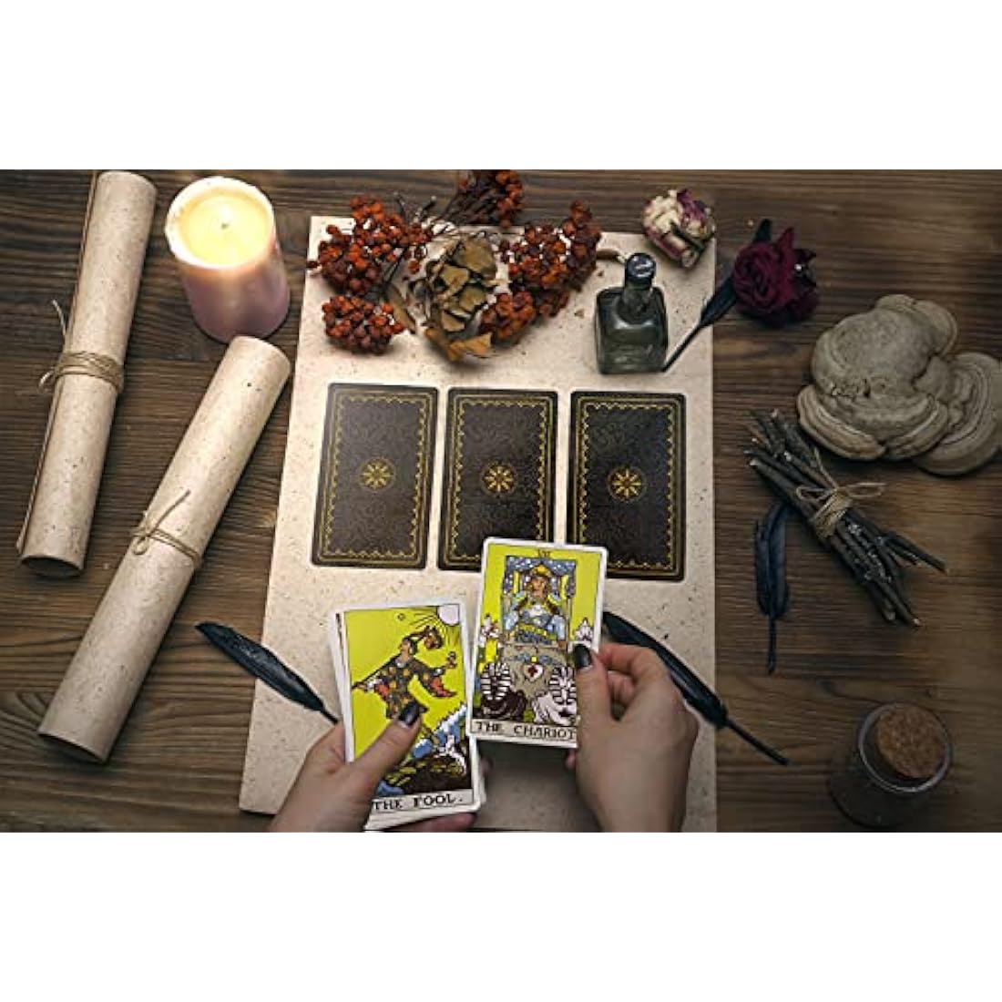 IXIGER Tarot Cards and Book for Beginners Set,Tarot Cards with 165Page Guide Book,Tarot Cards Deck,Tarot Cards for Beginners,Tarot Cards Set,78 Pcs Classic Tarot Cards Deck for Expert Readers