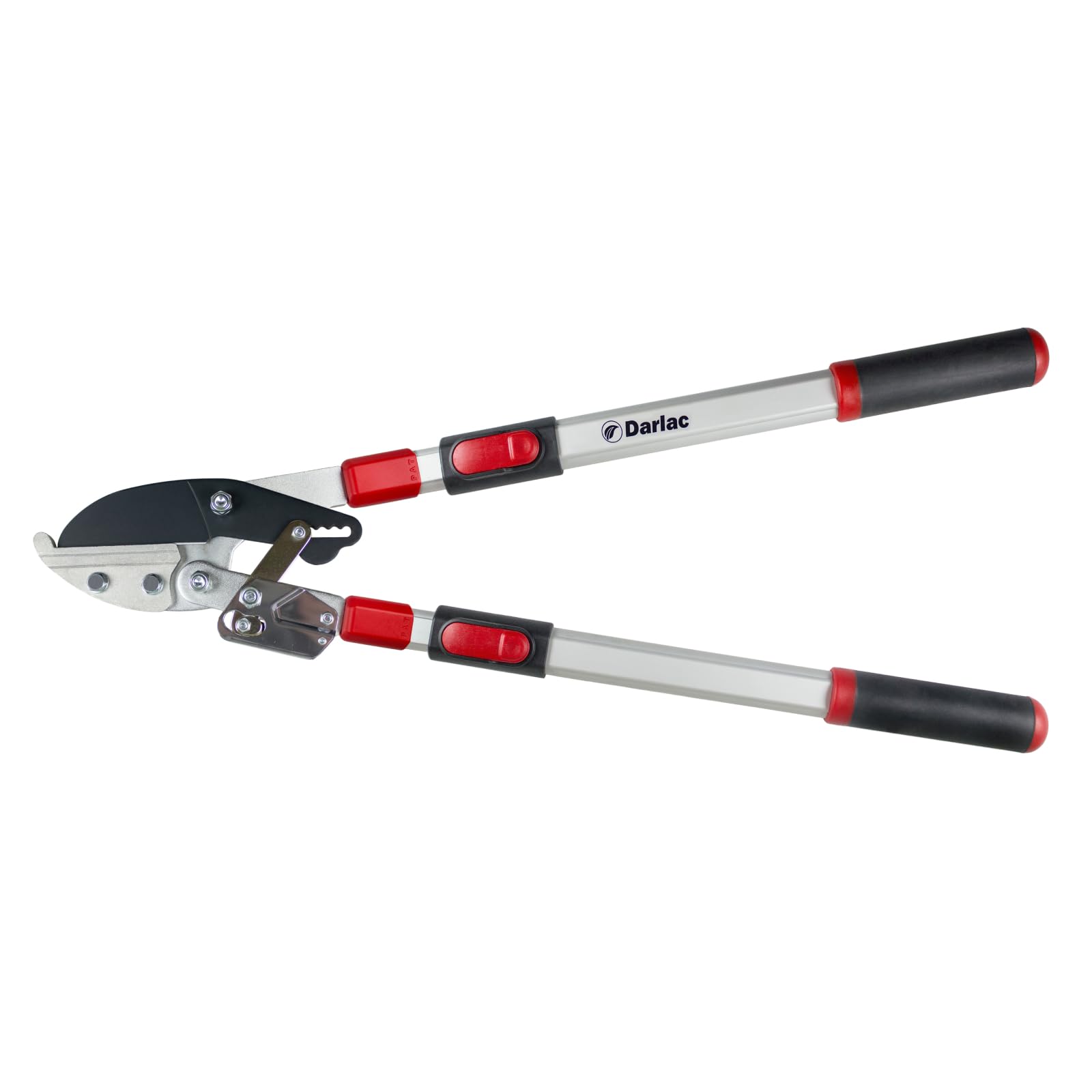 Darlac Telescopic Ratchet Lopper – Recommended by Professionals – Extendable Handles – Powerful Ratchet Action – 50mm Cut Capacity – Ideal for Gardeners with Dexterity Issues - SK5 Carbon Steel Blade