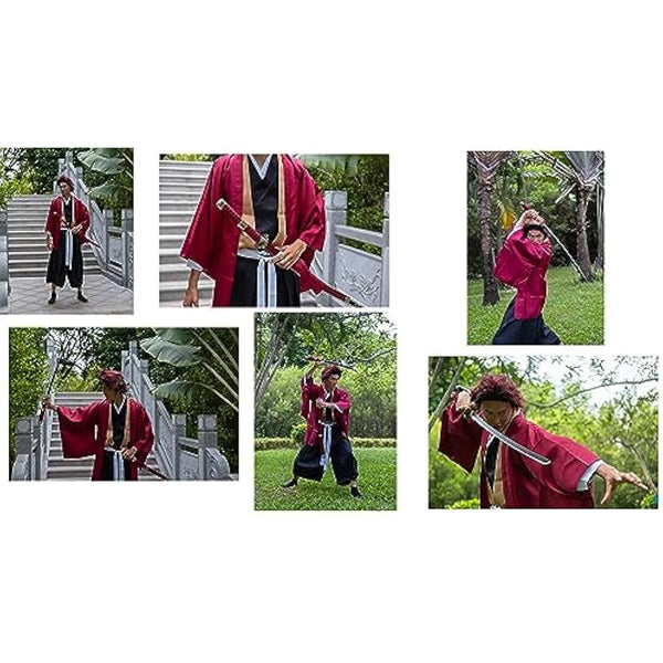 57 SPECIAL REPLICAS Roronoa Zoro Wooden Katana Sword 105cm Katanas Japanese Anime Cosplay Sword - Kitetsu/Shisui/Wado Ichimonji - 3 Piece Set JT10000