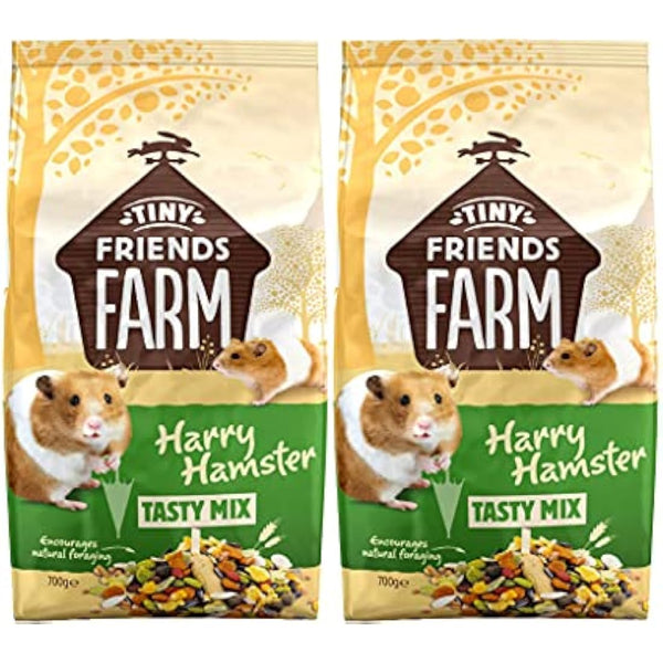 MULTIPLE Supreme Tiny Friends Farm Harry Hamster Tasty Mix | Pack of 2 x 700g