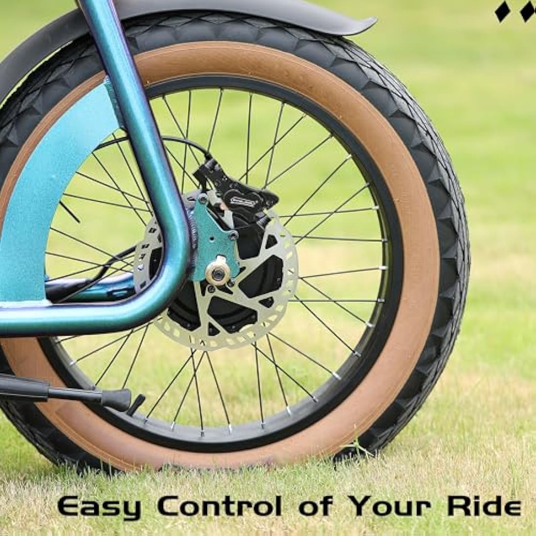 DYISLAND E-Bike Hydraulic Disc Brake Set 4-Pistons/2-Pistons, 2-PIN/3-PIN Pre-Bled with Mineral Oil Brakes Kit，Front and Rear Set，with 180mm 2.3mm Thick Rotors