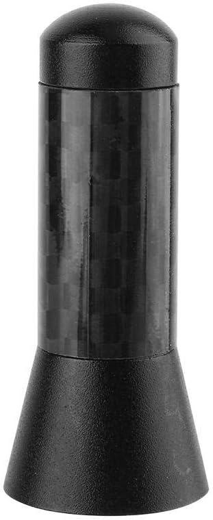 Car Short Antenna Aerial,3.5cm Carbon Fiber Screw Aluminum Car Short Decoration Antenna Universal replacement for Vehicle with External Antenna