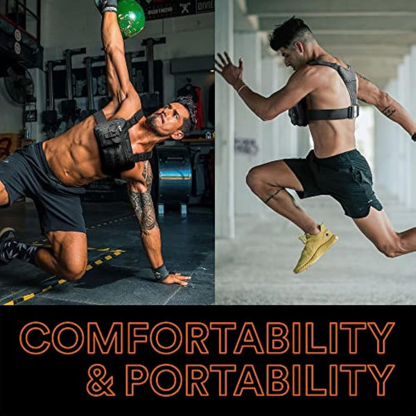 Fitdom Tactical Inspired Sports Utility Chest Pack. Chest Bag for Men with Built-in Phone Holder. This EDC Rig Pouch Vest is Perfect for Workouts, Cycling & Hiking, Jet Black, Tactical Chest Bag