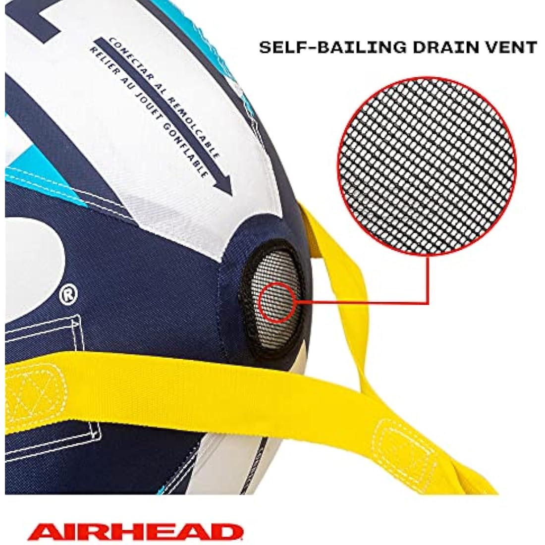 AIRHEAD Booster Ball, Towable Tube Rope Performance Ball