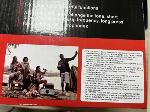 Upgrade Karaoke Machine for Adults and Kids,Portable Bluetooth 2 UHF Wireless Karaoke Microphone with Holder/USB/TF Card/AUX-in,PA Speaker System for Home Party, Picnic,Car,Outdoor/Indoor-Grey