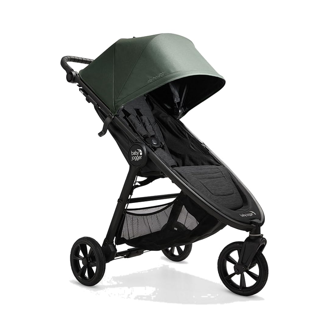 Baby Jogger City Mini GT2 All-Terrain Pushchair | Lightweight, Foldable Stroller | Opulent Black