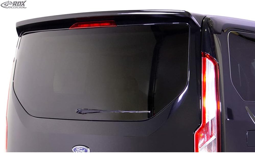 RDX Racedesign Roof spoiler compatible with Ford Tourneo Custom & Transit Custom 2012-2018 & FL 2018- (with hatch) (PUR-IHS)