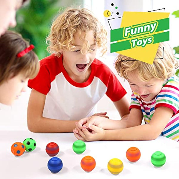 Fidget Spinners Mini Soccer Football Stress Balls for Kids, 34 PCS Fidget Toy for Teens Adults Anti Anxiety Stress Relief Gifts for Birthday Valentines Easter Party Favors Classroom Prizes