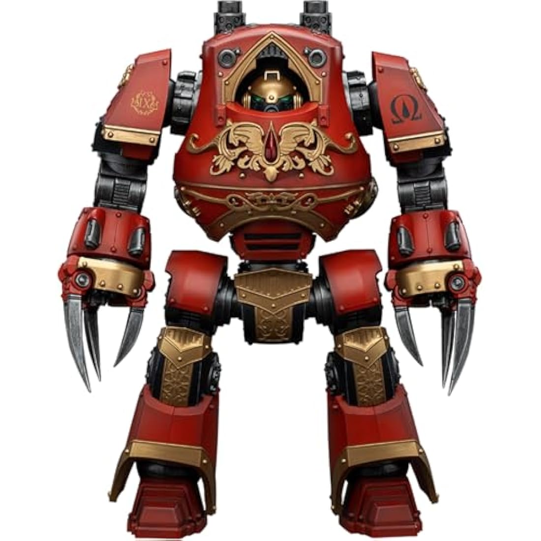 JOYTOY Warhammer 40k Blood Angels, 1/18 Blood Angels Contemptor-Incaendius Dreadnought Action Figure Collect Model