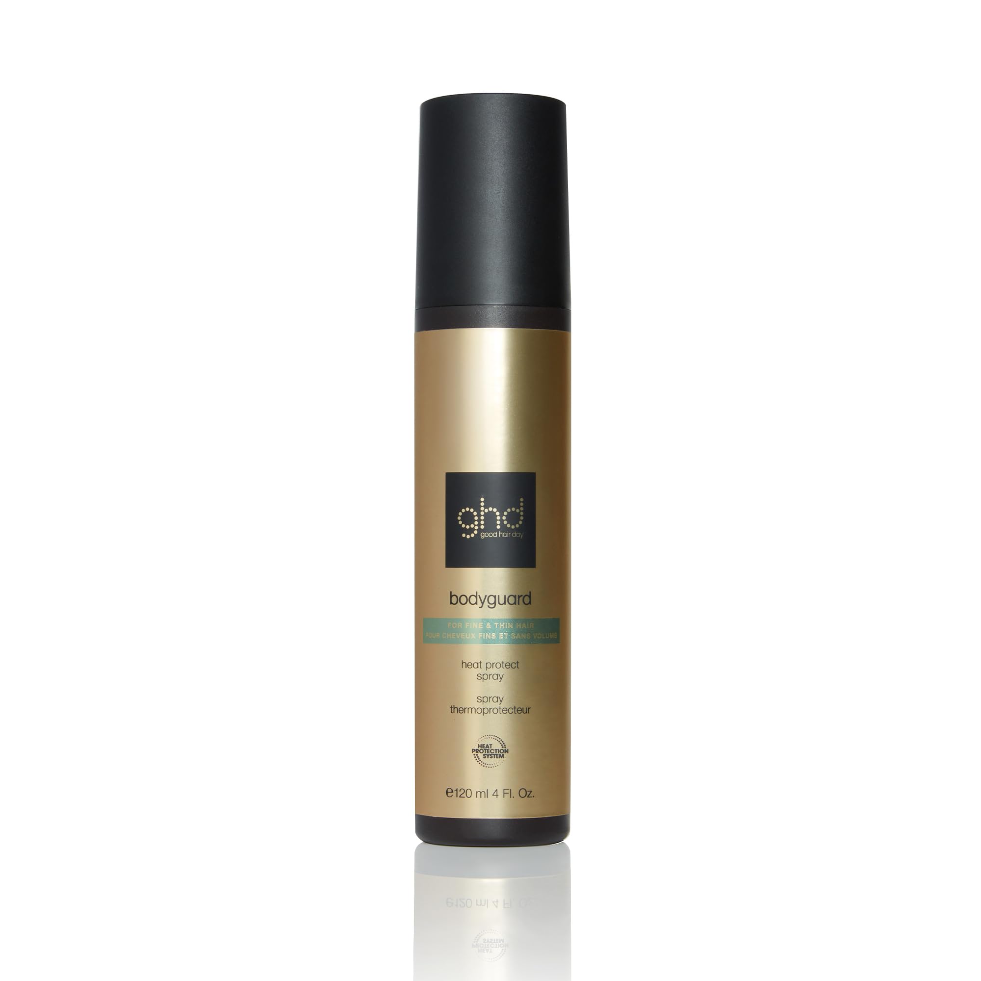 ghd Bodyguard Heat Protect Spray - Invisible & Lightweight Heat Protection, Protects Against Heat Damage, Hair Looks & Feels Healthier - 120ml