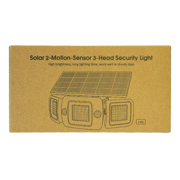 intelamp Solar Security Light Outdoor Motion Sensor 6000mAh Battery 270° 3 Modes Wall Lights Solar Flood Lights with Sensor Lights Garden for Gifts Front Door Garden Fence