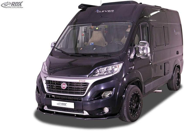 RDX Racedesign Front spoiler Vario-X compatible with Citroen Jumper & Fiat Ducato & Peugeot Boxer 2014- (PU)