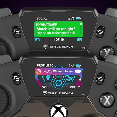 Turtle Beach Stealth Ultra Wireless High Performance Gaming Controller with Rapid Charge Dock, Adjustable Triggers and Command Display for Xbox Series X|S, Xbox One & PC [Officially Licensed for Xbox]