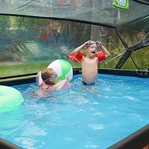 Pool Dome 10x6.6ft - Universal for Rectangular Pools - Keeps Water Warm and Clean - Protects Against Wind and Debris - Excellent Customer Service - Suitable for EXIT and Other Frame Pools