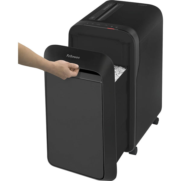 Fellowes 18 Sheet Paper Shredder for Office Use - 100% Jam Proof Cross Cut Shredder - 99Ci Shreds for 30 Minutes - Powershred Office Shredder with Large 34 Litre Pull-Out Bin - DIN Level P4 - Black