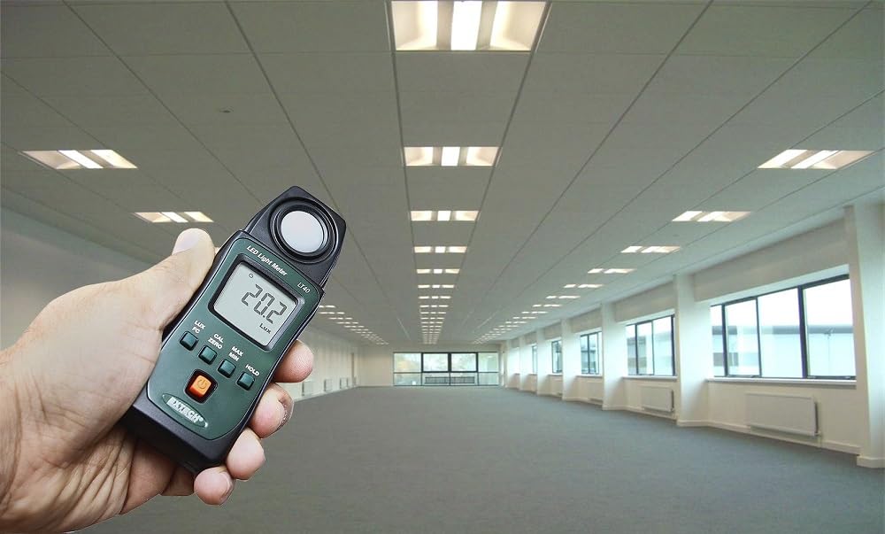 Extech LT40 LED Light Meter for Measure The Illuminance of White LED Light